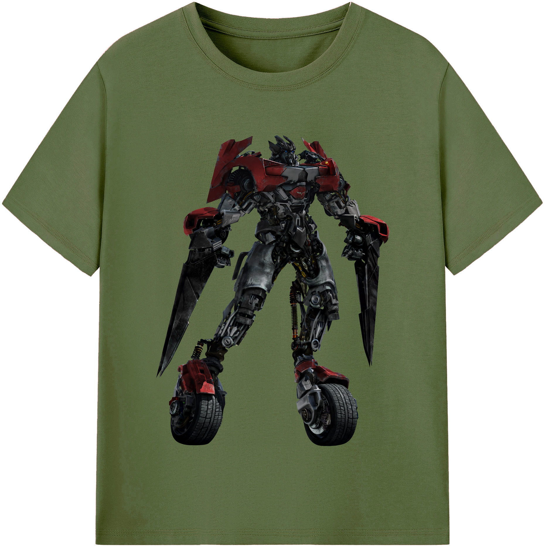 （画像用） Transformers トランスフォーマー 綿100％半袖Tシャツ（フロントプリント）